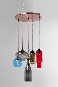KARE Design :: Lampa wisząca Shape Colors 5-lite - wzór 1