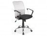 FOTEL OBROTOWY Q-078 SZARO/CZARNY