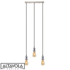 Altavola :: Żyrandol Industrial Chic Chrom