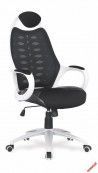 STRIKER 2 fotel gabinetowy biało-czarny