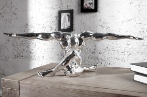 Figurka Athlete 62cm - srebrny