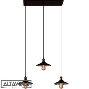 Altavola :: Żyrandol EINDHOVEN LOFT No.3 czarny