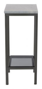 RGE :: Wysoki stolik / piedestał Ascot marmurowy blat 65 cm