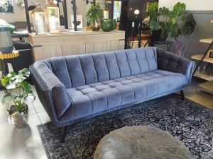 Sofa Madryt 3-os. głęboki granat