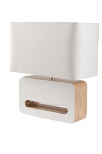 Zuiver :: Lampa Wood biała - Zuiver :: Lampa Wood biała || Silver
