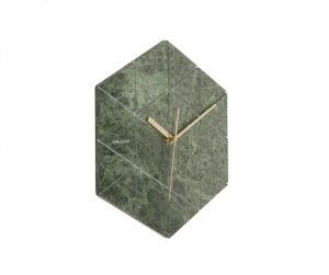 Karlsson :: Zegar ścienny Marble sześciokątny zielony