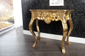 Konsola Giowanna 85 cm - złoty - wzór 3