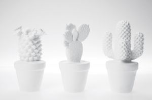 KARE Design :: Dekoracyjny Cactus - Kare design :: Dekoracyjny Kaktus || biały || Silver