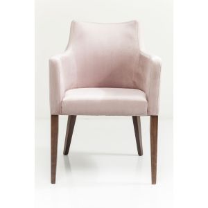 KARE Design :: Krzesło z podłokietnikiem Mode różowe - różowy