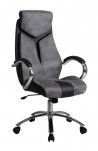NIXON fotel gabinetowy szaro-czarny