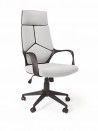 VOYAGER fotel gabinetowy czarny / jasny popiel