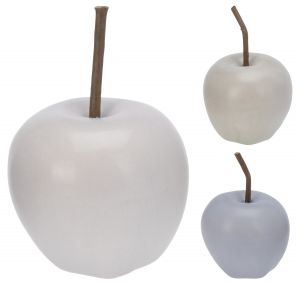 Jabłko Ceramiczne 7 cm (Caffe Latte) - wzór 2