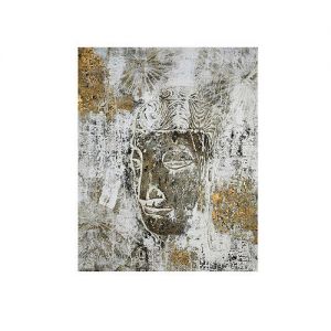 KARE Design :: Obraz olejny Buddha Antik 150x120 - Obraz olejny Buddha Antik 150x120 (2) || brąz, be