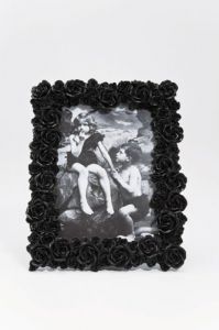 KARE Design :: Ramka Rose czarna - Kare design :: Ramka Rose czarna || czarny matowy || Silver