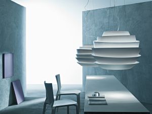 Foscarini :: Lampa wisząca El Solei bianco (biała) - biała
