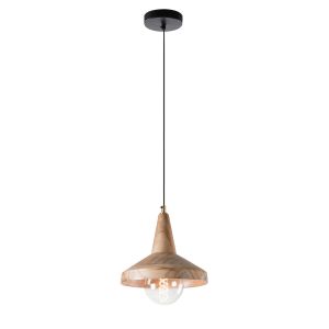 LaForma :: Lampa wisząca ALLER naturalne drewno