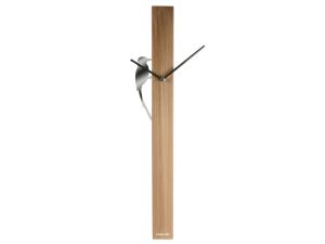 Karlsson :: Zegar ścienny Woodpecker Tube steel