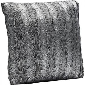 KARE Design :: Poduszka Mesh Knot Srebrna 40x40cm