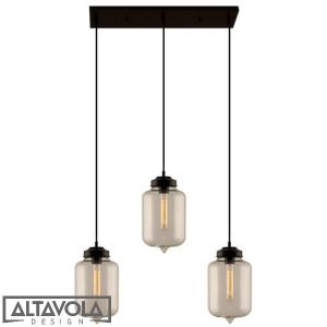 Altavola :: Żyrandol LONDON LOFT NO.2 CL transparentny