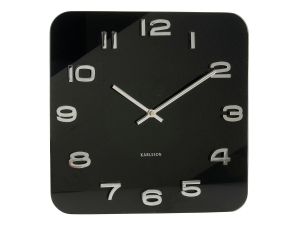 Karlsson :: Zegar Vintage black glass
