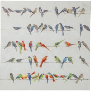 KARE Design :: Obraz Birds Meeting 100 x 100 cm